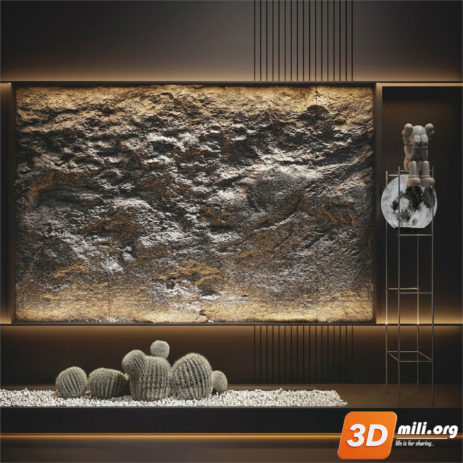 Stone Wall Skp Files